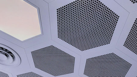 perforated ceiling panel 